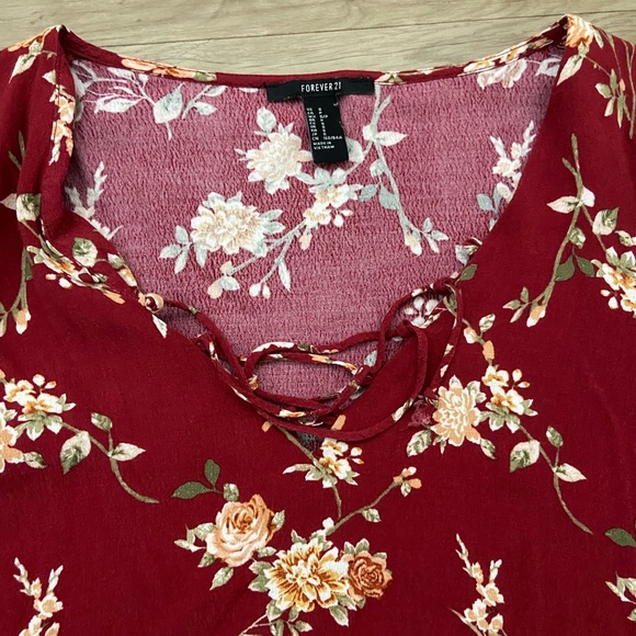 Floral forever 21 top - Picture 3 of 4